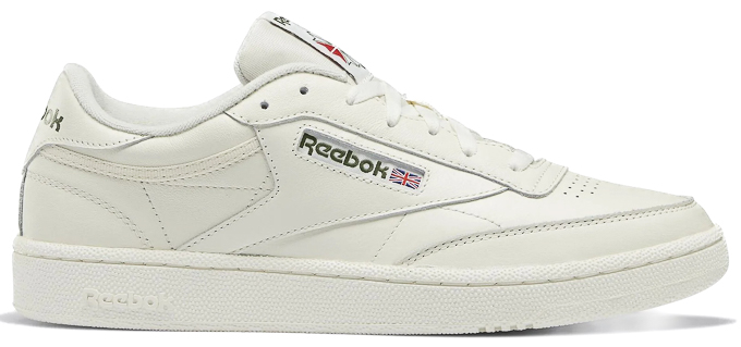 Reebok club c 85 chalk & hot sale sunbaked orange