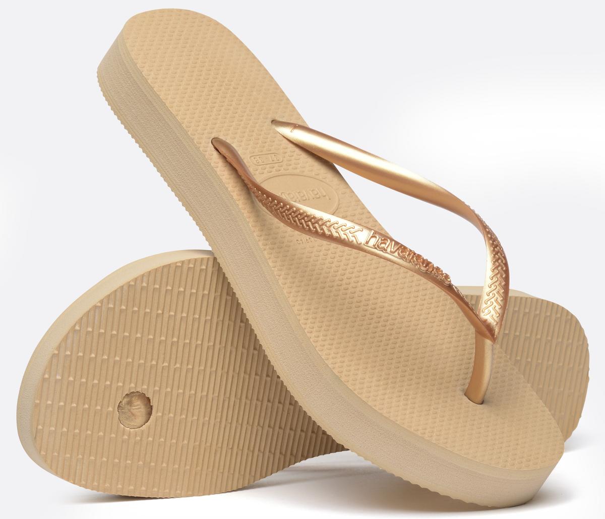 Havaianas best sale dames goud